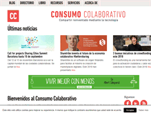 Tablet Screenshot of consumocolaborativo.com